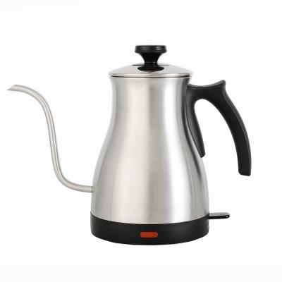 China 0.7L Gooseneck Stainless Steel Electric Kettle Cordless Mechanical Control Type for sale
