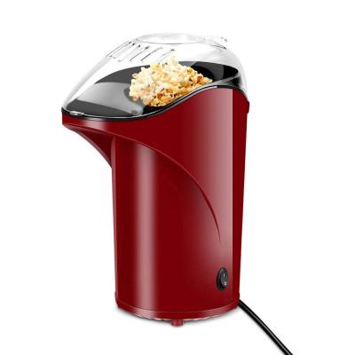 China 80g Capacity Mini Electric Popcorn Maker Safety Protection Red Color Te koop