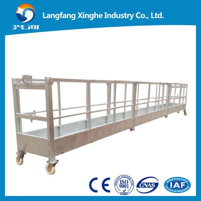 China Aluminum suspended scaffolding / suspended platform ZLP800 / lifting tables for sale