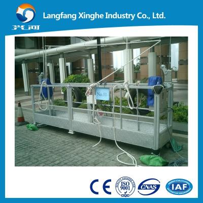 China aluminium alloy / hot galvanized suspended scaffolding / mobile suspended scaffolding / hoist suspended scaffolding for sale