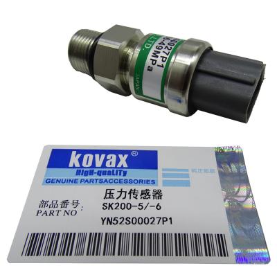 中国 KOBELCO SK200-5の掘削機の部品のためのYN52S00027P1 49Mpaの高圧センサー 販売のため