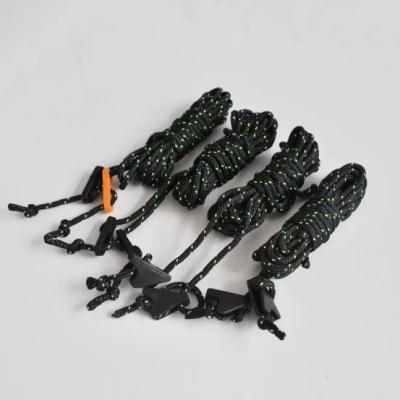 China Cordón reflexivo de Guyline de la cuerda de la tienda del poliéster los 20m para el aparejo de la hamaca en venta