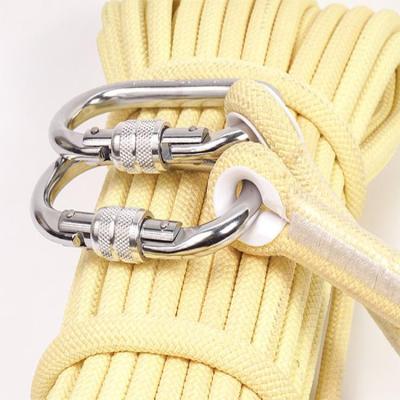 China 8mm 15m Fixed Lifeline Safety Fire Retardant Rope For Rescue for sale