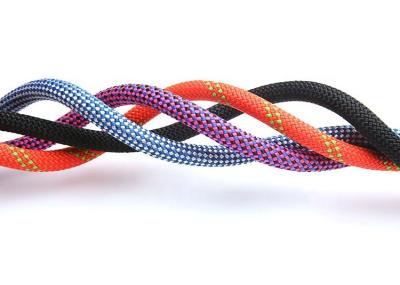 China Cuerda de nylon al aire libre trenzada del PA de la poliamida de la cuerda que sube 6m m Kernmantle en venta