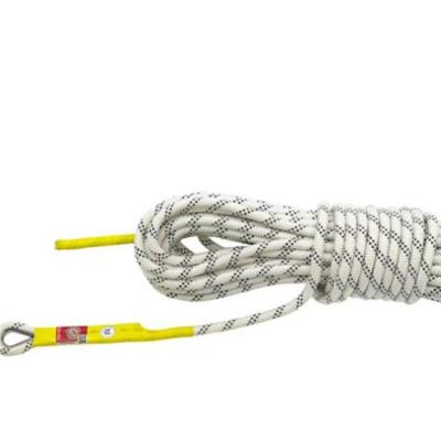 China Nylon Rock Climbing Rappelling Rope 12mm Static Rope Outdoor Use for sale