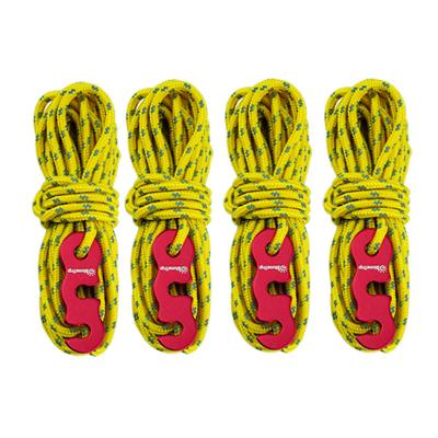中国 多機能3mm厚い編みこみのロープの反射テントのコード550Lbs 販売のため