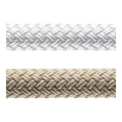 China Cruising Lines Yacht Double Braided Polyester Rope 3520Lbs With 12 Plait Core for sale
