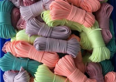 China Customized 4mm 5mm Braided Nylon Cord Polyester Rope Reflective for sale