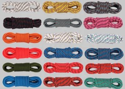 China 9-20mm Nylon Rope 32 Strand Braided Climbing Static Rope for sale
