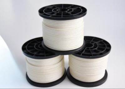 China White 16 32 Strands Braided Nylon Rope 4mm High Strength for sale