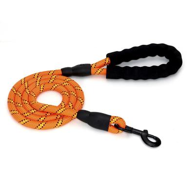 China 5FT Braided Nylon Dog Leash Soft Strong Dog Leads 48 Strands for sale