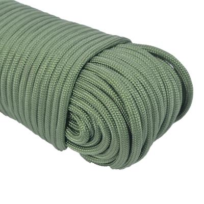 China 1000 Foot Spools 550 Survival Cord Type Iii 7 Strand Military Green for sale