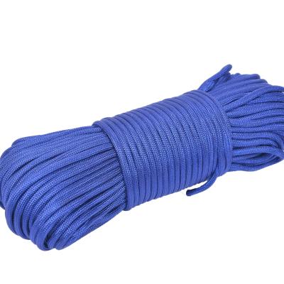 China Blue Type Iii 550lb Parachute Rope 4mm Diameter For Outdoor Survival for sale