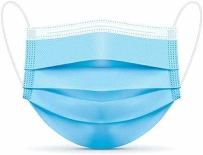 China Blue Disposable 3ply Disposable Face Mask Non Woven 14 Grams for sale