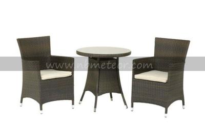 China UV Resistent PE Rattan Table Chair Set for Restaurant Furniture for sale