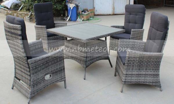 Quality Outdoor Rattan Dining Set for 6, Weather-Resistant Patio Furniture for sale