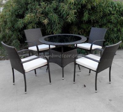 China Store and High Back Patio Furniture Set with Round Claw Leg Table Shape for Hot Deals for sale