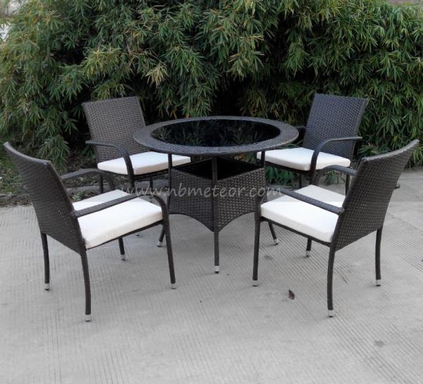 Quality Store and High Back Patio Furniture Set with Round Claw Leg Table Shape for Hot Deals for sale