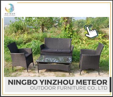 China KD Rattan Outdoor Funiture Garden Chair Sofa Set for sale