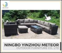 Quality 2023 hot sale hotel customized waterproof KD plastic outdoor synthetic rattan sofa set patio for sale