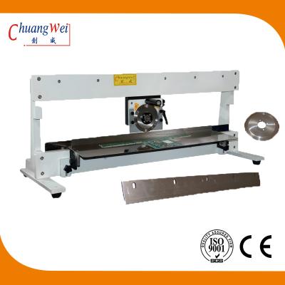 China Manual V Cut PCB Depaneling With Circular And Round Blades To Separating PCB for sale