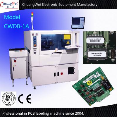 China A5 Motor Automatic PCB Labeling Machine High Pixel CCD Zoom Lens for sale
