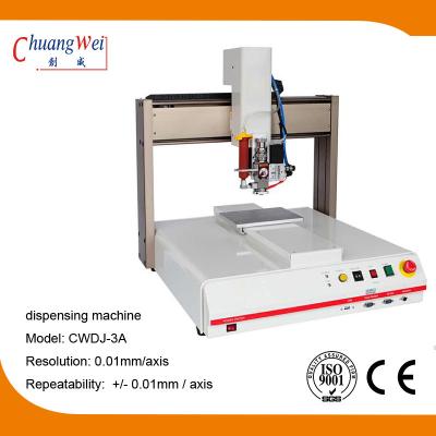 China PCB Dispensing Machine 3 Axis Single Working Automatic Optional Dispensing Path for sale