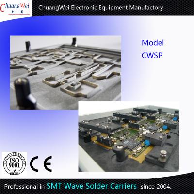 China PCB Pallet Matrix Trays Selective Wave Soldering Pallets 1.85g / Mm3 for sale
