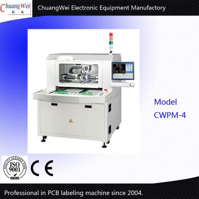 中国 自動三軸の仕事台が付いているPCBの送り装置のラベルの印字機 販売のため