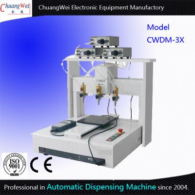 China PCB Dispensing Head Automated Dispensing Machines 0.01 Mm / Axis for sale