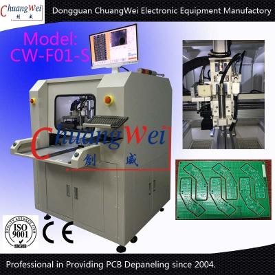 China CNC de Machine van Routerpcb Depaneling met 0.01mm het Plaatsen Gealigneerd of Off-line Nauwkeurigheid Te koop