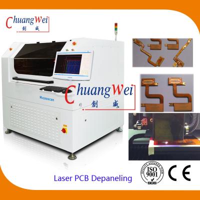 China Máquina ULTRAVIOLETA del PWB Depaneling del laser con la zona de trabajo de 460 * de 460m m 15W opcional 17W 20W en venta