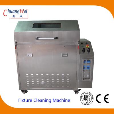 China Golfsoldeersel SMT die de Wasmachinemachine van de Materiaalpallet met het Systeem van de 3 Niveausfilter schoonmaken Te koop