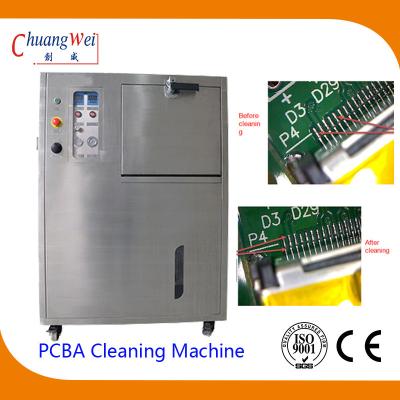 China PCB Cleaning Equipment 360°Rotate Jet Clean and Compressed Air Blow Dry Mode for sale