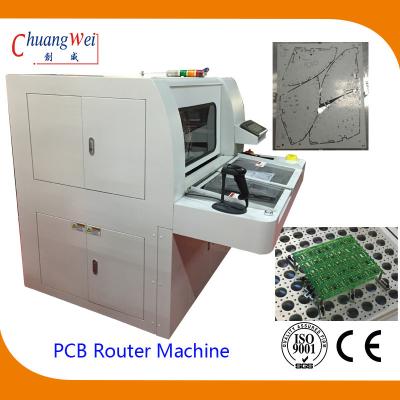 China Double Station PCB Router Machine with Auto Routing Bit Checker for sale
