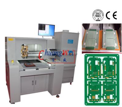 China 0.1mm Cutting Precision PCB Router Machine with Left Hand 0.8-2.5mm Routing Bits for sale