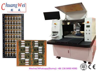 China FPC Laser Cutting PCB Depaneling Machine without Cutting Stress 17W UV for sale