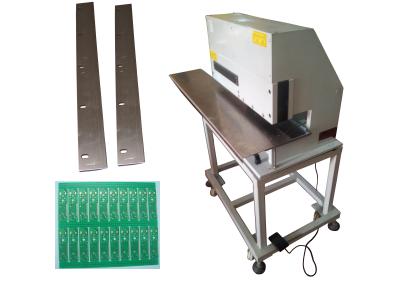 China máquina depaneling del PWB para el substrato de aluminio llevado con dos cuchillas lineares agudas en venta