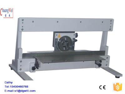 China Manual PCB Cutting Machine with Circular and Linear Blade Cutting 720mm for sale