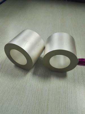 China Cylinder Ring Round Piezoelectric Ceramic Discs Positive And Negative In One Side for sale