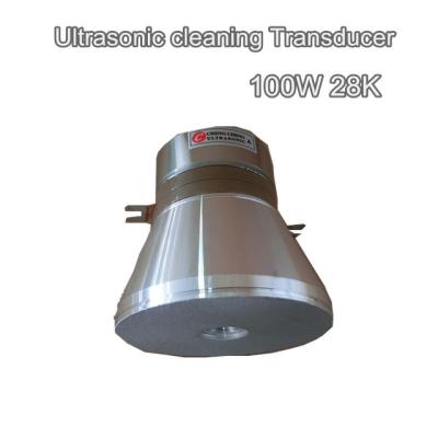 China 28khz 100w Vibration Ultrasonic Cleaning Transducer Piezoelectric Transducer for sale