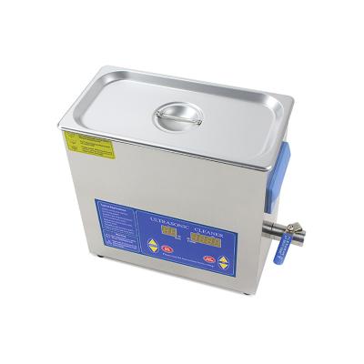중국 디지털 방식으로 타이머 보석 시계 접시 세탁기술자로 가열되는 초음파 청소 기계 6L 판매용