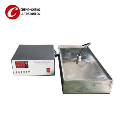 China 40Khz 2000W Cleaning Immersible Ultrasonic Transducer In Sealing Metal Box for sale