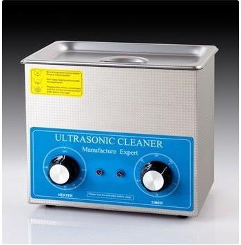 China CE Approval 0.6 Kw Benchtop Ultrasonic Cleaner White Color For Clock Parts for sale