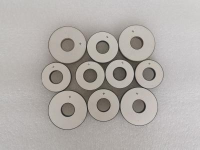 China Ring Round Shape P4 P5 Or P8 340PF Piezoelectric Ceramic Plate for sale