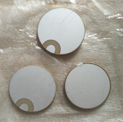 China Wrap Edge Piezo Ceramic Plate Positive And Negative Electrode In Same Side for sale