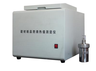 China Oxygen Bomb Calorimeter / Buliding Materials Burning Calorific Value Tester for sale