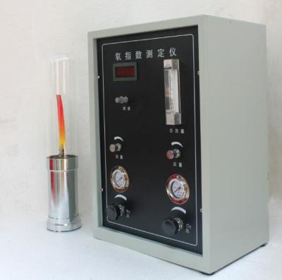 Chine Équipement d'essai d'inflammabilité d'OIN 4589-2 d'ASTM D 2863, appareil de contrôle d'index de l'oxygène de Digital à vendre