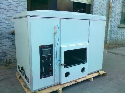 China Horizontal Flammability Tester Chamber Safety for Electrical Wires , Cables and Flexible Cords for sale