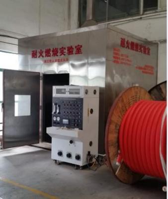 Cina Forno del laboratorio della fiamma del cavo dell'apparecchiatura di collaudo del fuoco di IEC 60331-21 piccolo senza camera di combustione in vendita